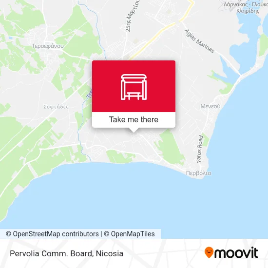 Pervolia Comm. Board map