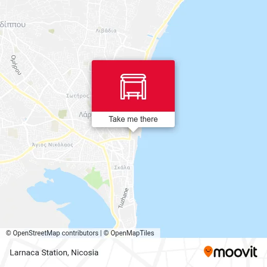 Larnaca Station map