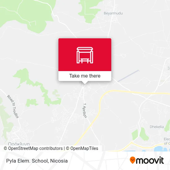 Pyla Elem. School map