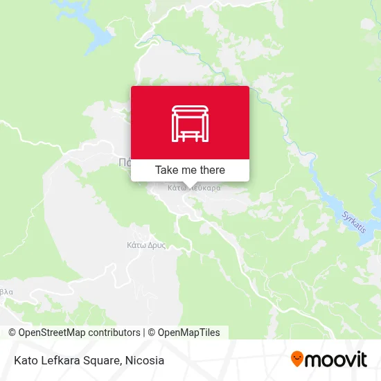 Kato Lefkara Square map