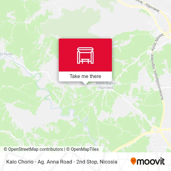 Kalo Chorio - Ag. Anna Road - 2nd Stop map