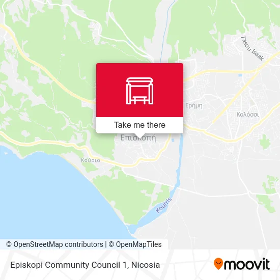 Episkopi Community Council 1 map