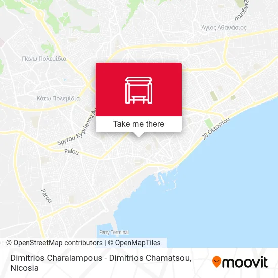 Dimitrios Charalampous - Dimitrios Chamatsou map