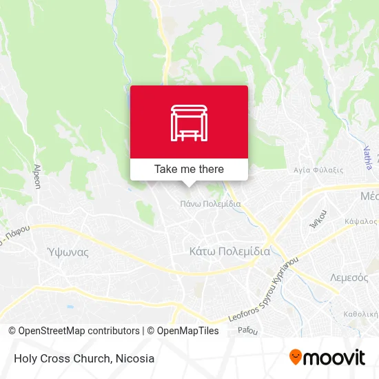 Holy Cross Church map