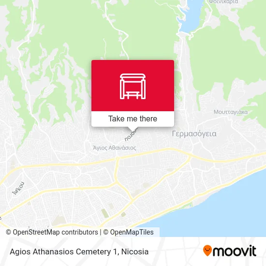 Agios Athanasios Cemetery 1 map