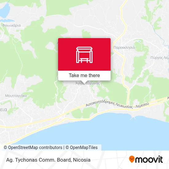 Ag. Tychonas Comm. Board map