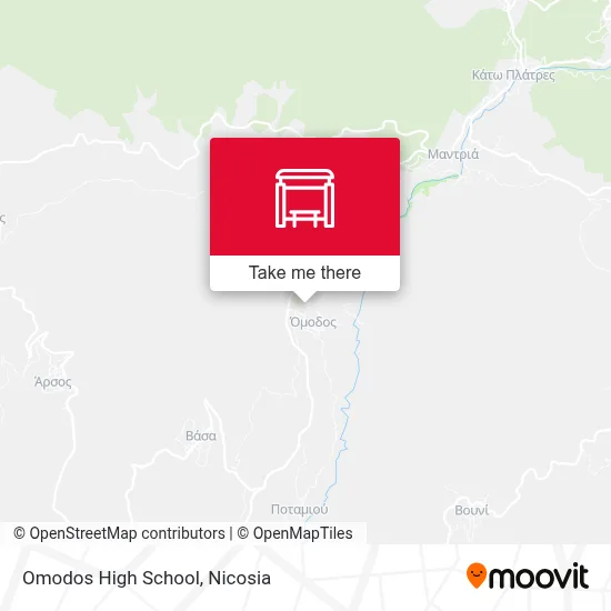 Omodos High School map