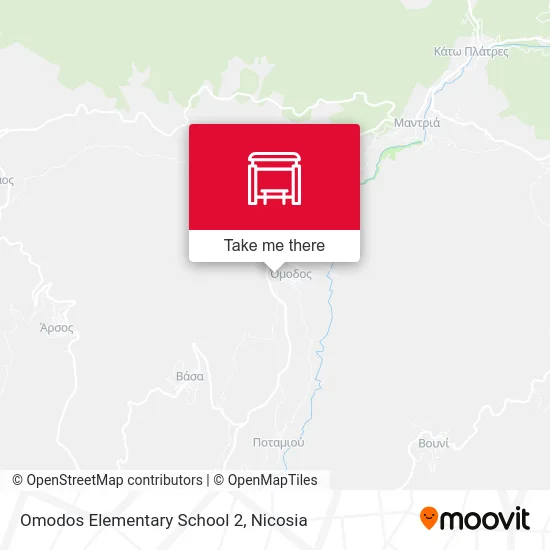 Omodos Elementary School 2 map