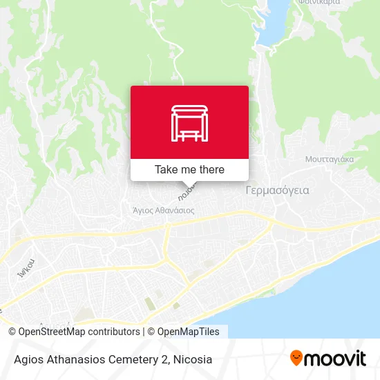 Agios Athanasios Cemetery 2 map
