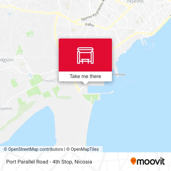 Port Parallel Road - 4th Stop map