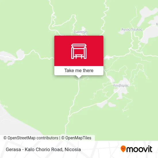 Gerasa - Kalo Chorio Road map