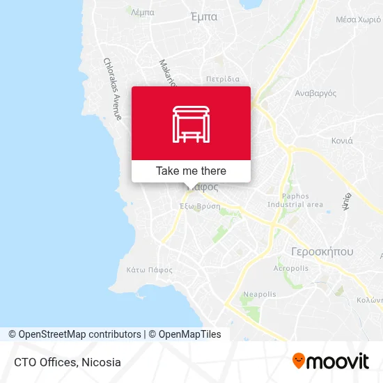 CTO Offices map