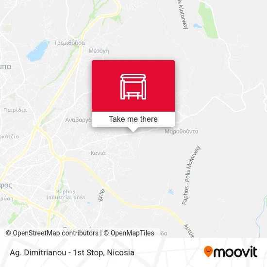 Ag. Dimitrianou - 1st Stop map