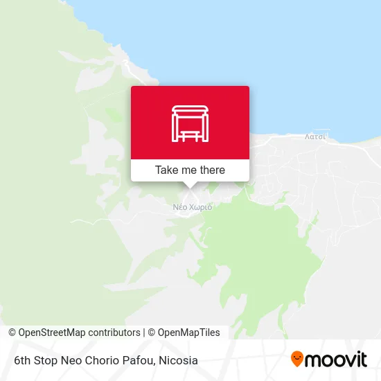 6th Stop Neo Chorio Pafou map