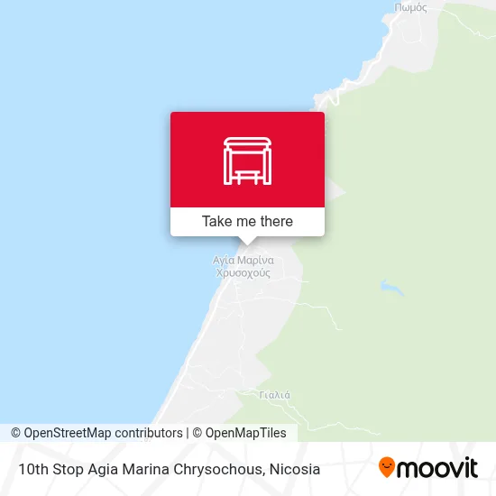 10th Stop Agia Marina Chrysochous map