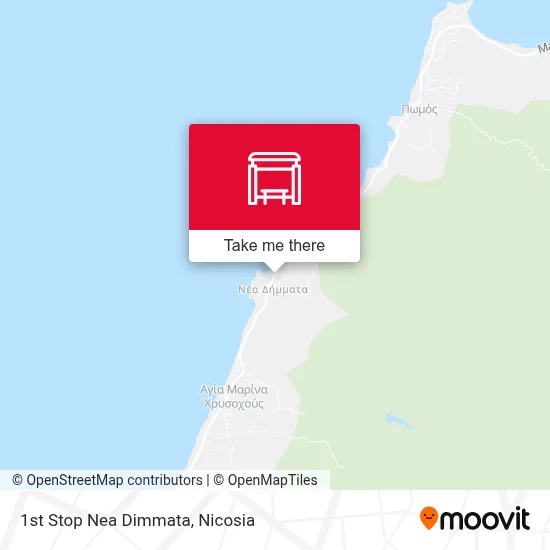 1st Stop Nea Dimmata map