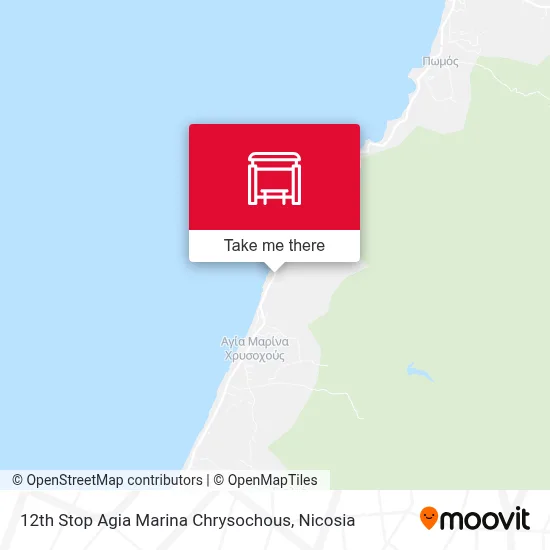 12th Stop Agia Marina Chrysochous map