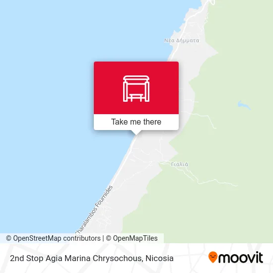 2nd Stop Agia Marina Chrysochous map
