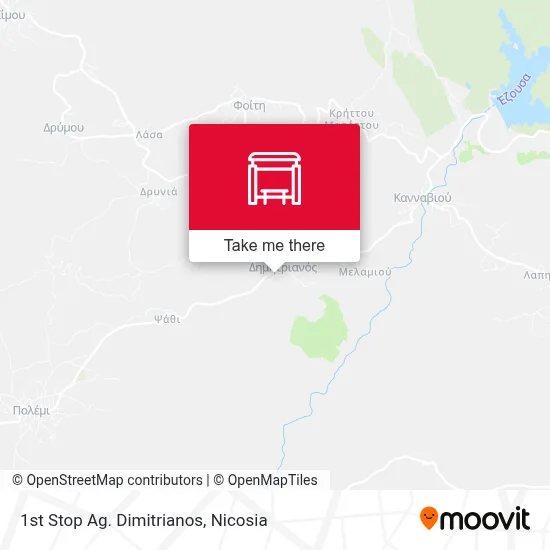 1st Stop Ag. Dimitrianos map