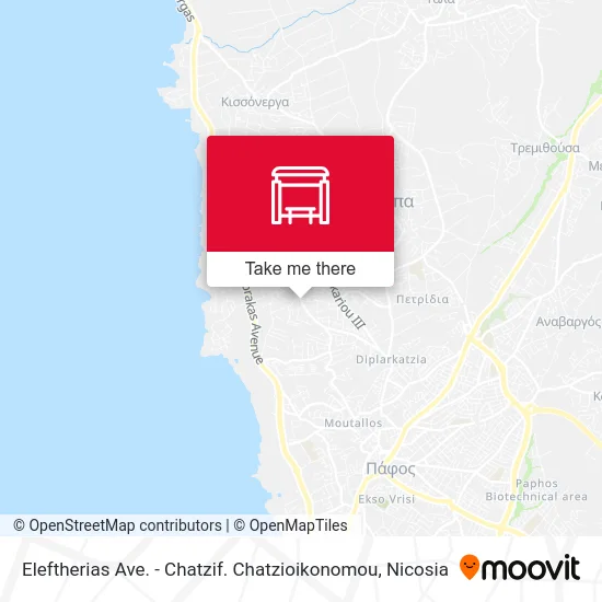 Eleftherias Ave - Chatzif. Chatzieconomou map