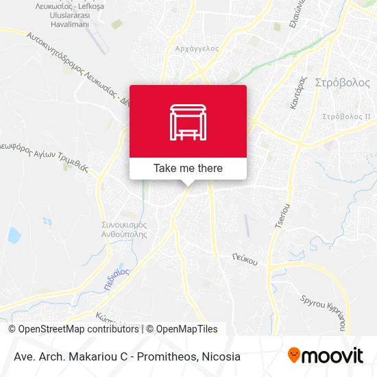 Ave. Arch. Makariou C - Promitheos map