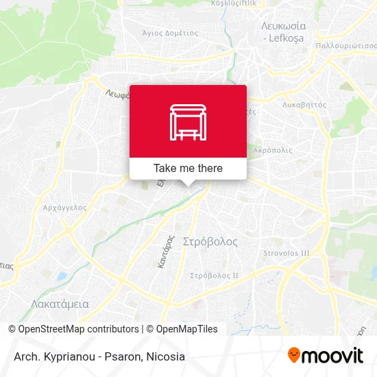 Arch. Kyprianou - Psaron map
