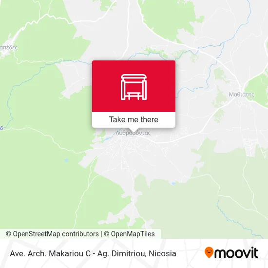 Ave. Arch. Makariou C - Ag. Dimitriou map