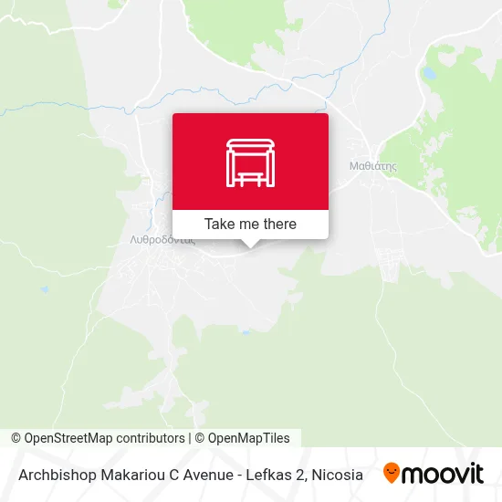 Archbishop Makariou C Avenue - Lefkas 2 map