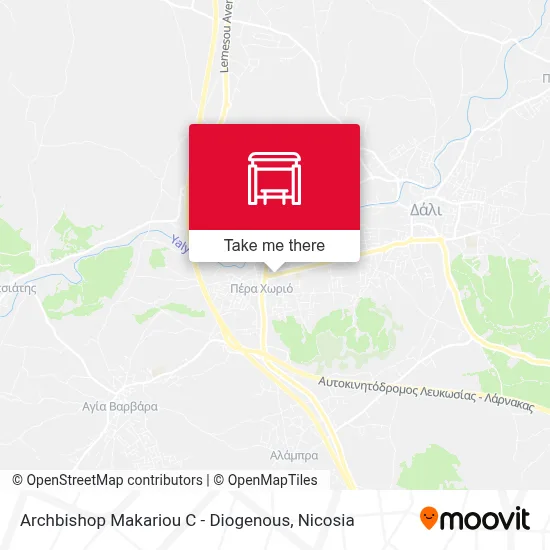 Archbishop Makariou C - Diogenous map