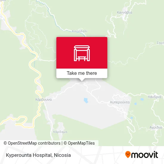 Kyperounta Hospital map