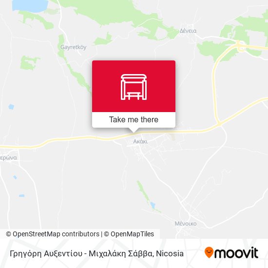 Γρηγόρη Αυξεντίου - Μιχαλάκη Σάββα map