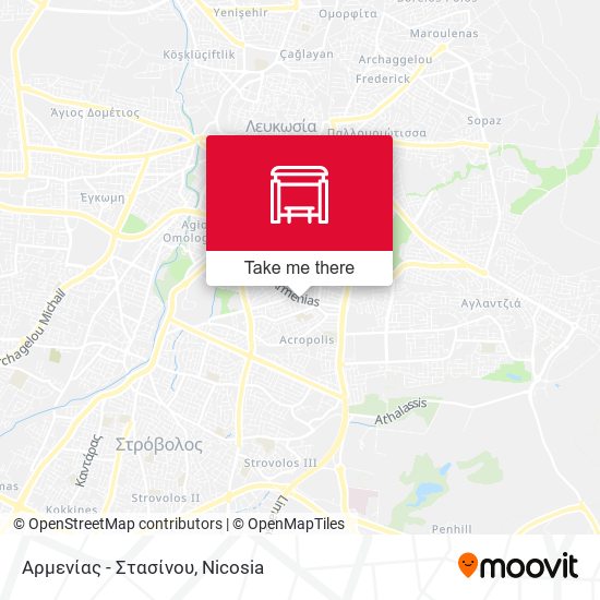 Αρμενίας - Στασίνου map