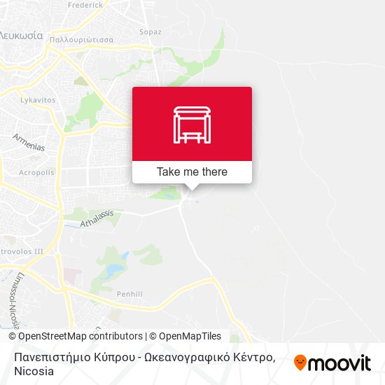 Πανεπιστήμιο Κύπρου - Ωκεανογραφικό Κέντρο map