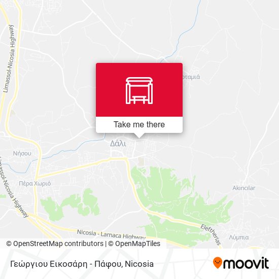 Γεώργιου Εικοσάρη - Πάφου map