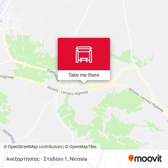 Ανεξαρτησίας - Σταδίου 1 map