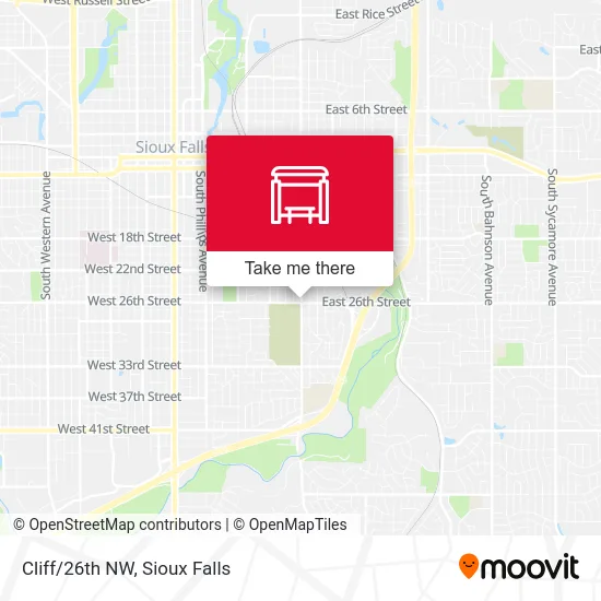 Mapa de Cliff/26th NW