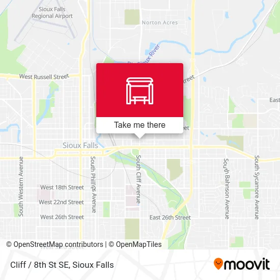 Mapa de Cliff / 8th St SE