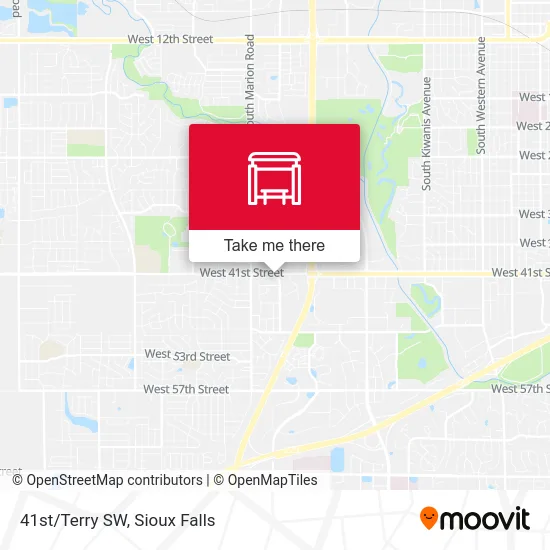 Mapa de 41st/Terry SW