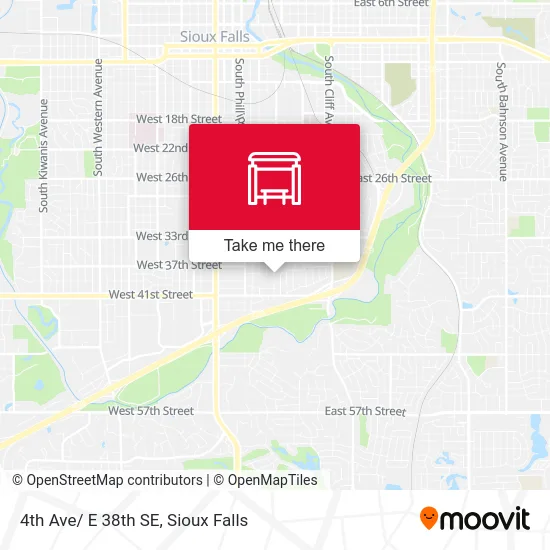 Mapa de 4th Ave/ E 38th SE