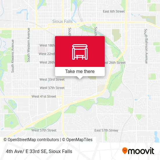 Mapa de 4th Ave/ E 33rd SE