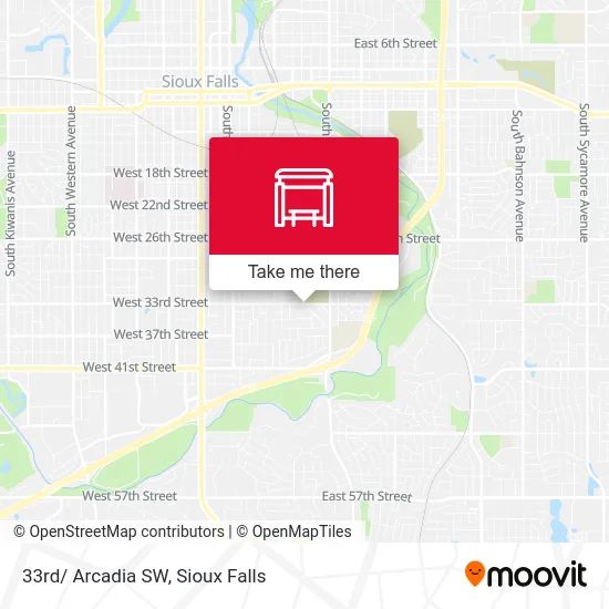 Mapa de 33rd/ Arcadia SW