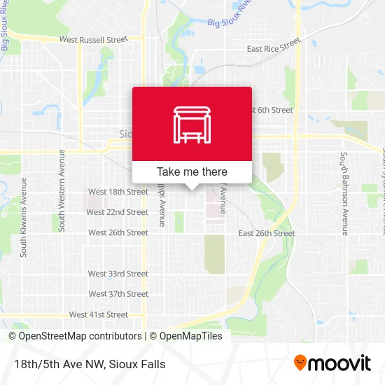 Mapa de 18th/5th Ave NW