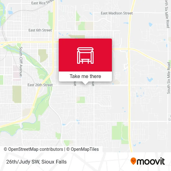 Mapa de 26th/Judy SW
