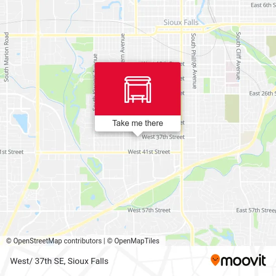 West/ 37th SE map