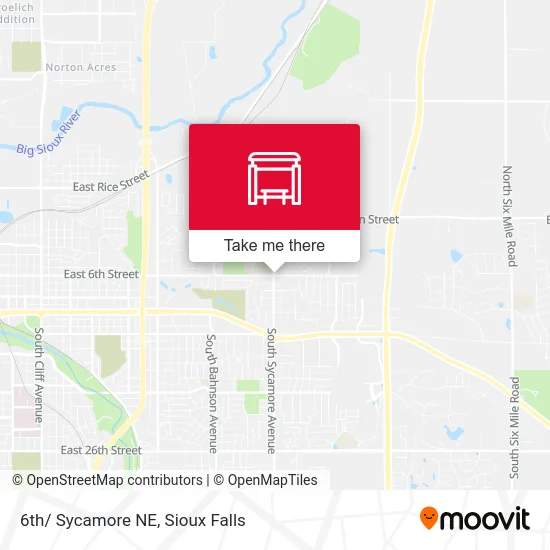 Mapa de 6th/ Sycamore NE