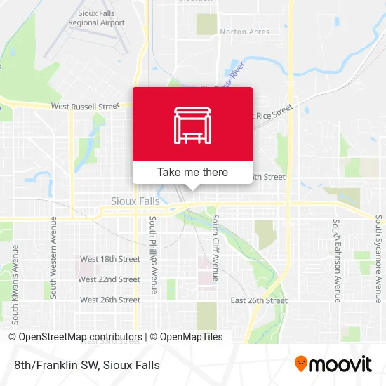 Mapa de 8th/Franklin SW