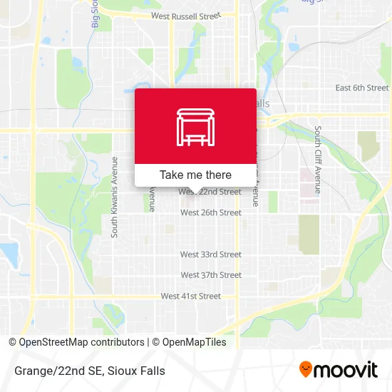 Grange/22nd SE map