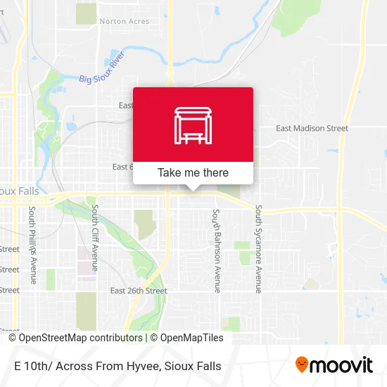 Mapa de E 10th/ Across From Hyvee