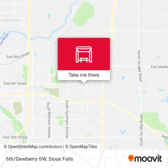 Mapa de 6th/Dewberry SW
