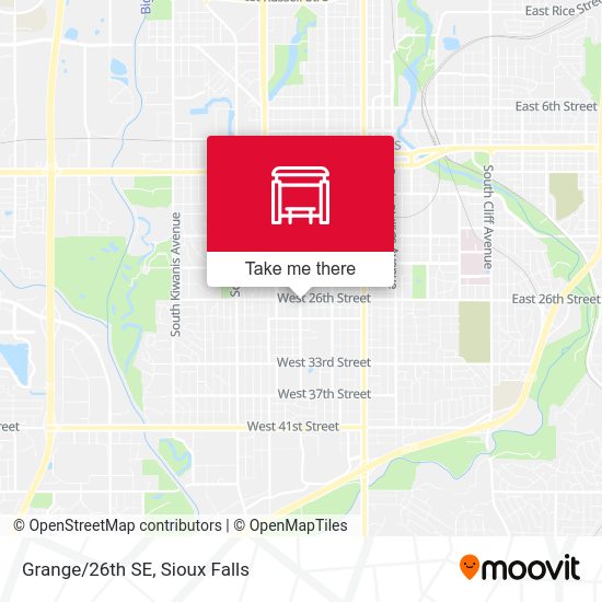 Mapa de Grange/26th SE